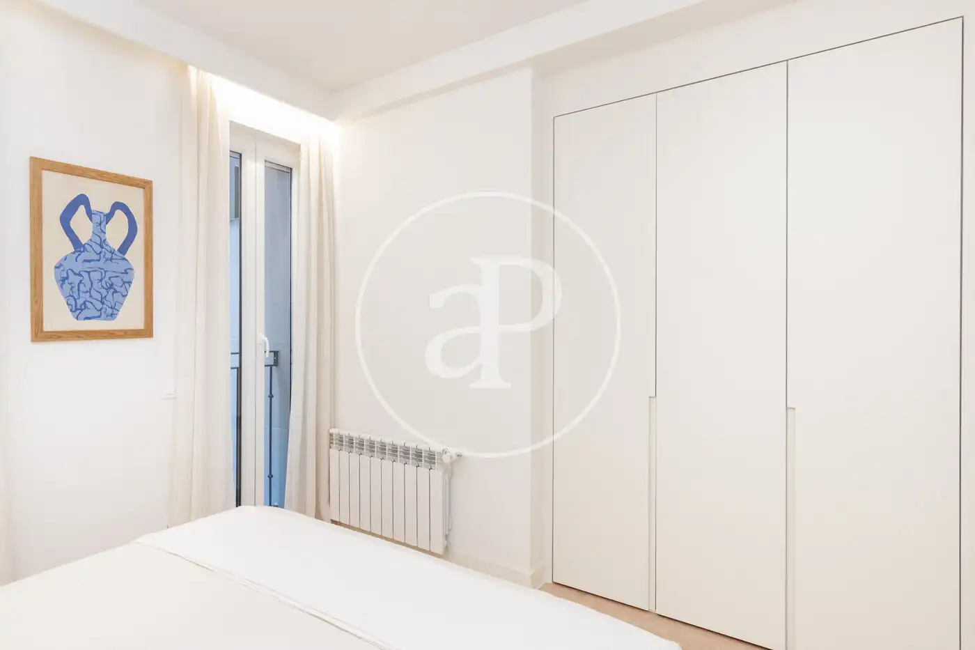 Bedroom of Flat for rent in Madrid  with Air Conditioner, Heating and Storage room
