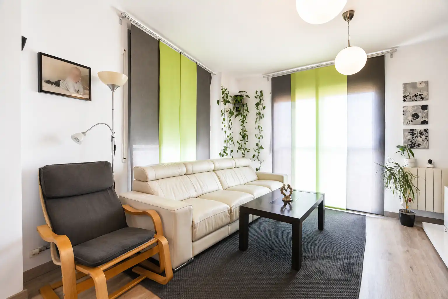 Sala de estar de Piso en venta en Badalona con Aire acondicionado y Calefacción