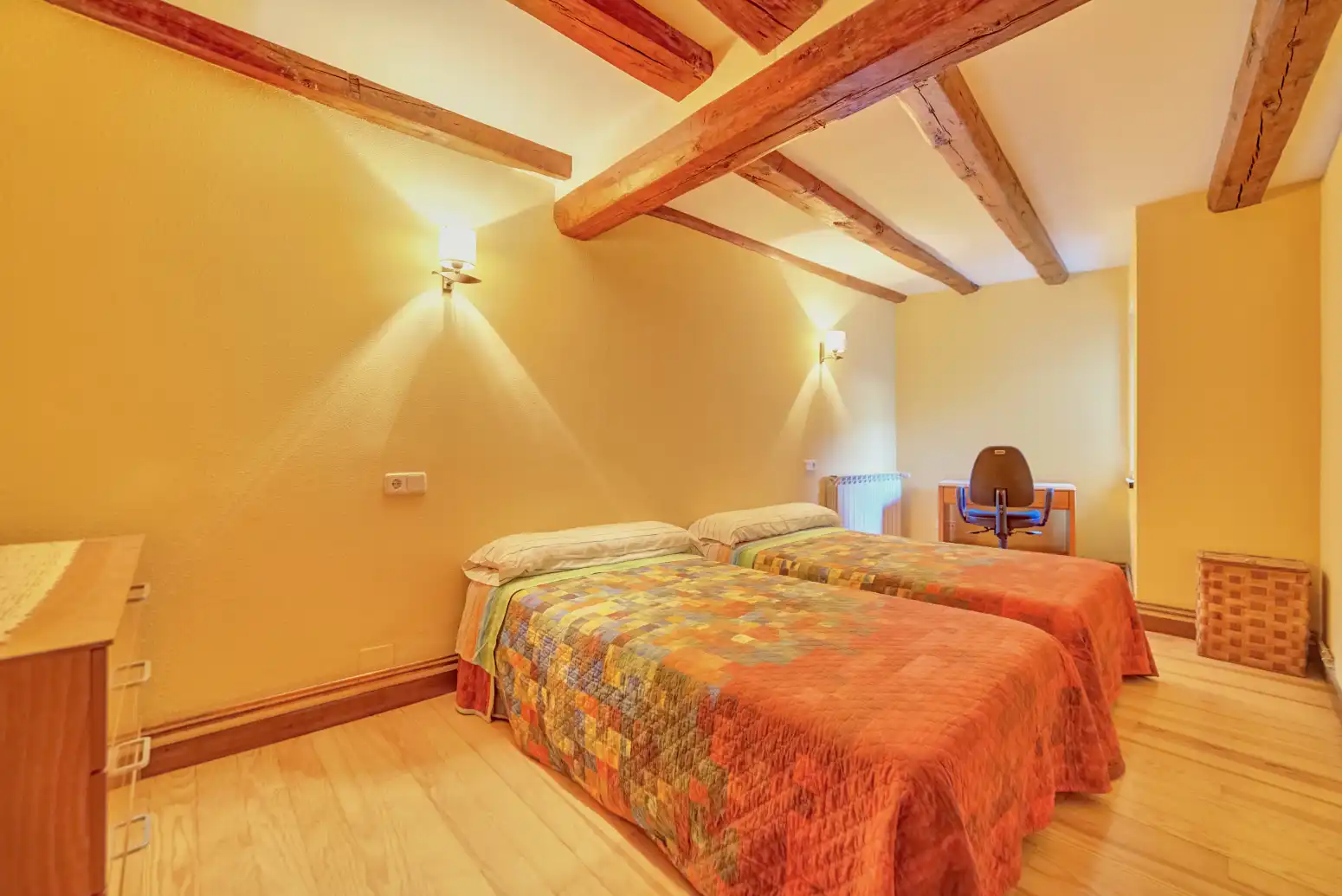 Bedroom of Detached homes for sale in Liédena  with Heating, Terrace and Storage room