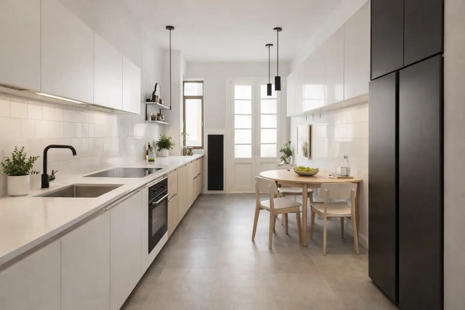 Cocina de Piso en venta en Santander con Calefacción, Parquet y Amueblado