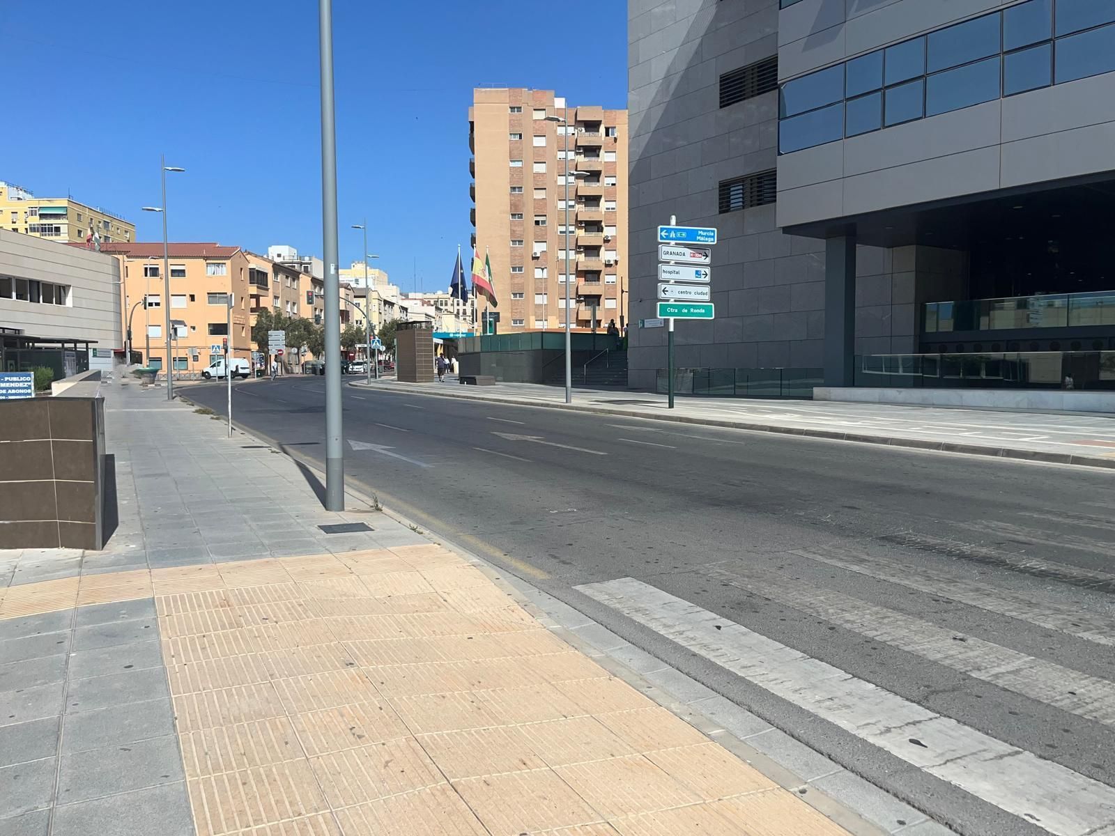 Exterior view of Garage for sale in  Almería Capital
