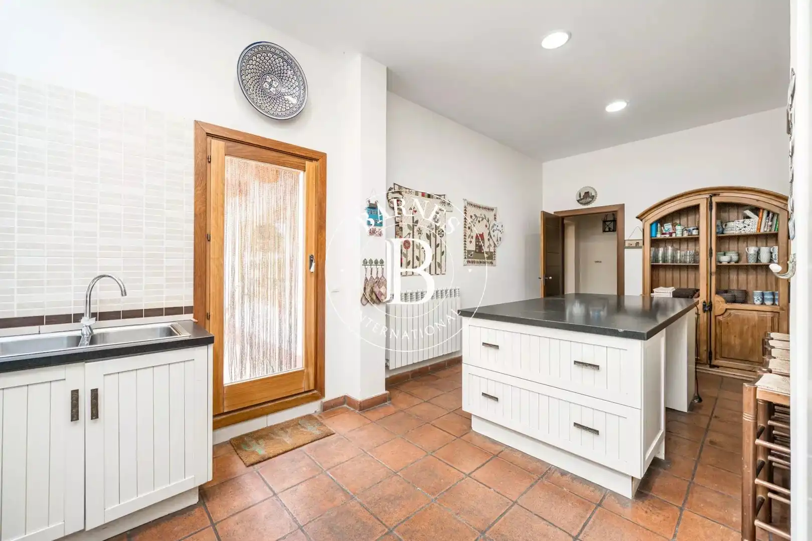 Cocina de Casa o chalet en venta en Alcázar de San Juan con Jardín privado, Piscina y Amueblado