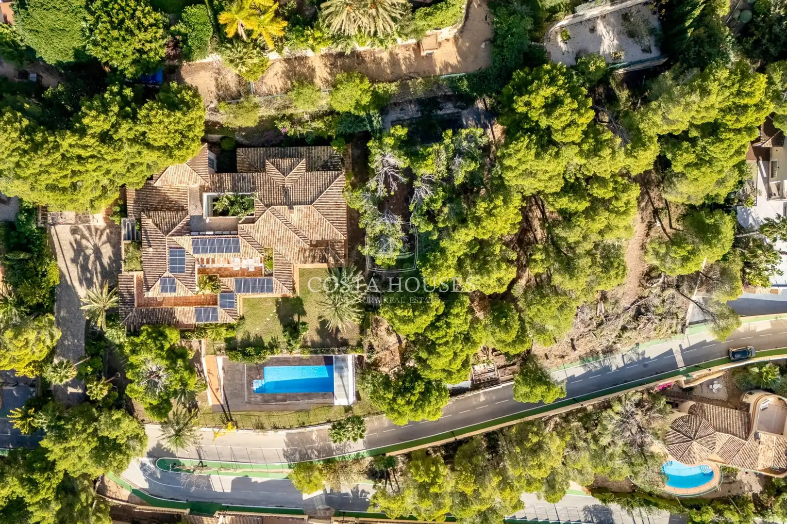 Vista exterior de Casa o chalet en venta en Altea con Aire acondicionado, Jardín privado y Terraza