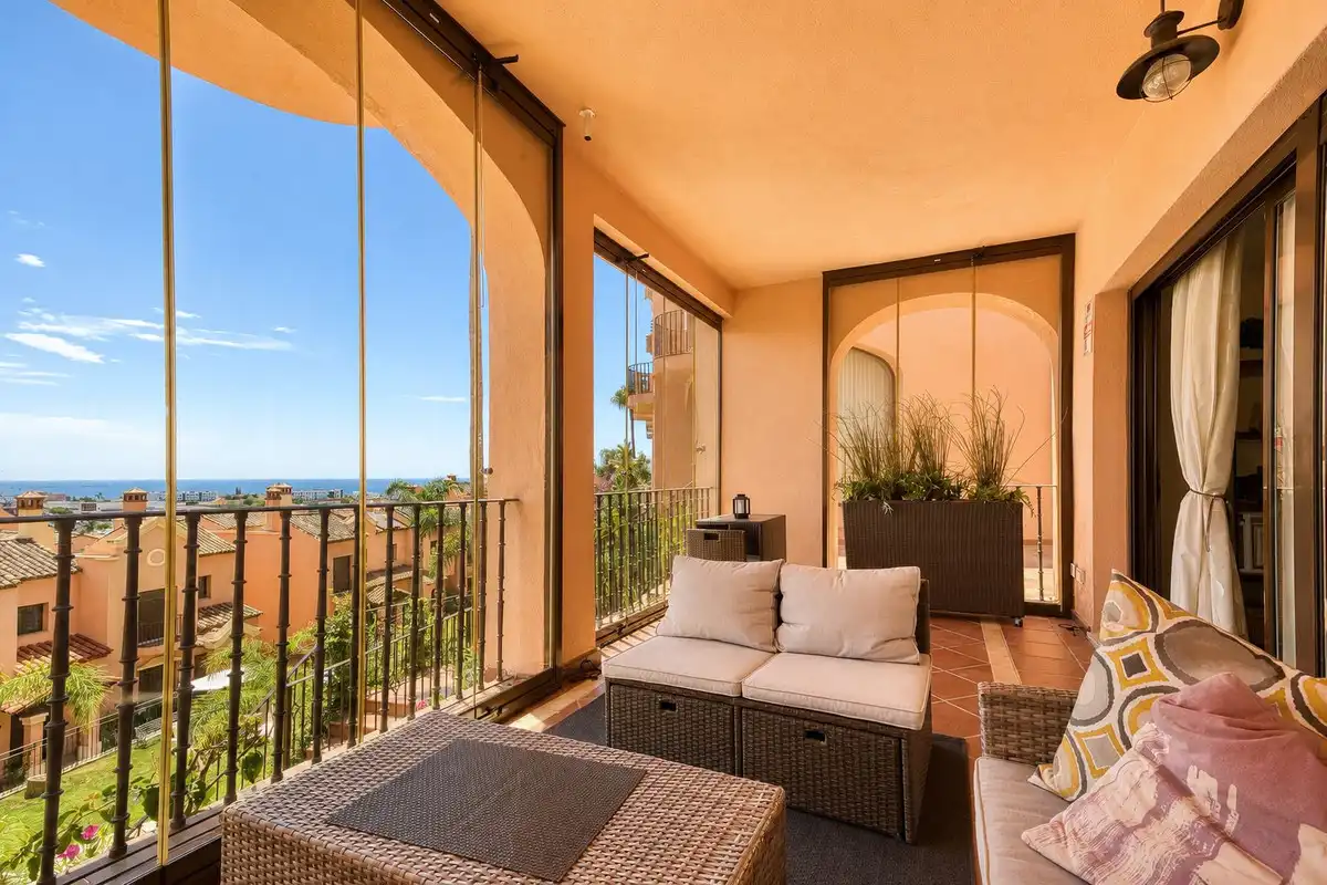 Terraza de Casa adosada en venta en Estepona con Aire acondicionado, Terraza y Alarma