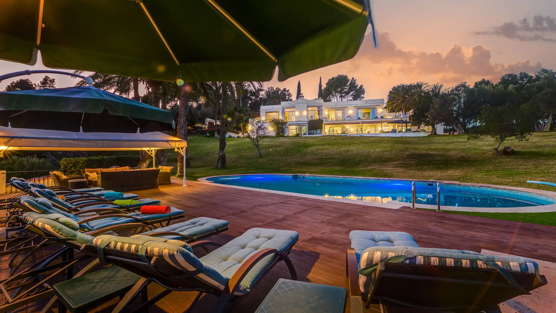Jardín de Casa o chalet en venta en  Palma de Mallorca con Aire acondicionado, Calefacción y Parquet