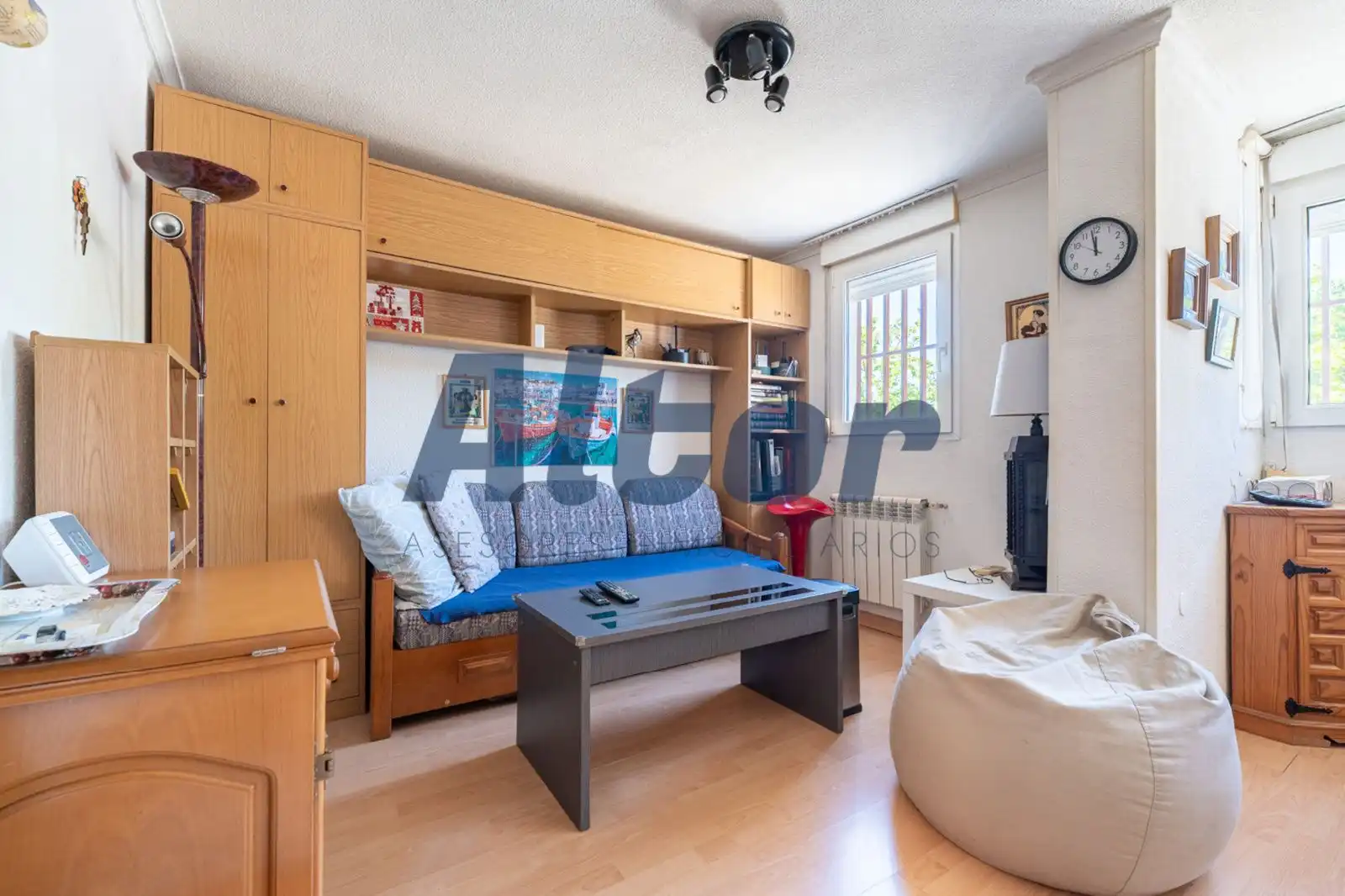 Sala de estar de Piso en venta en Madrid con Calefacción y Amueblado