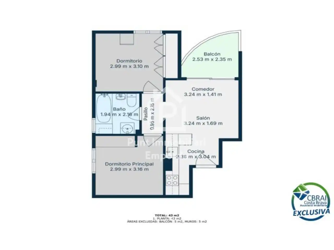 Apartamento con terraza en venta en Calle Calderón de la Barca, imagen 24