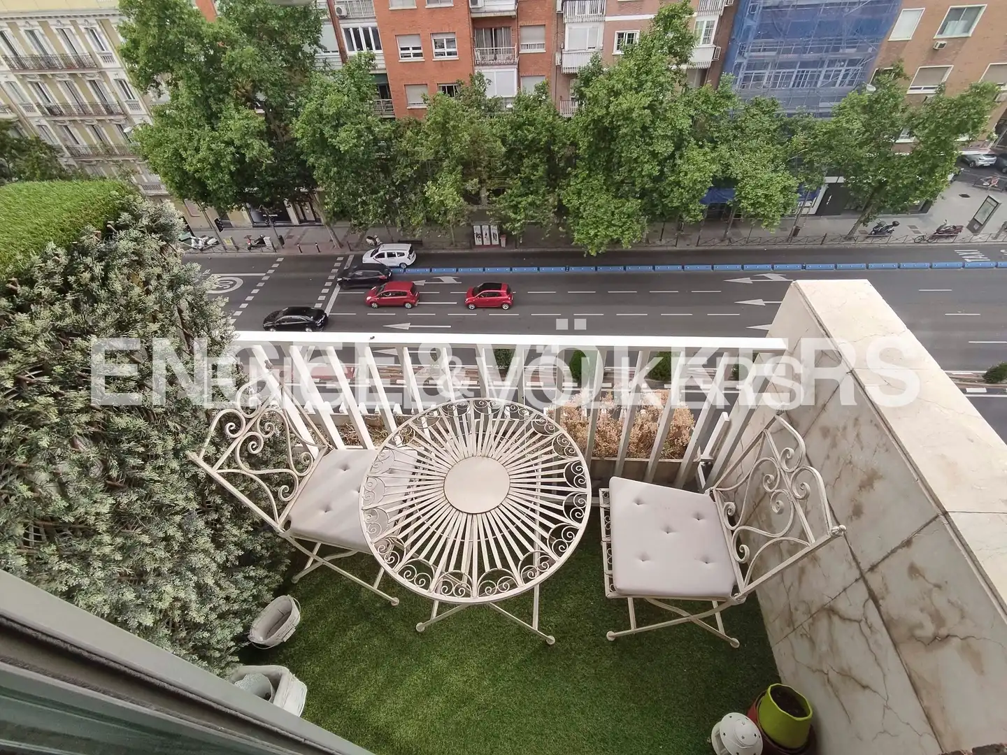 Terraza de Piso de alquiler en Barrio de Salamanca