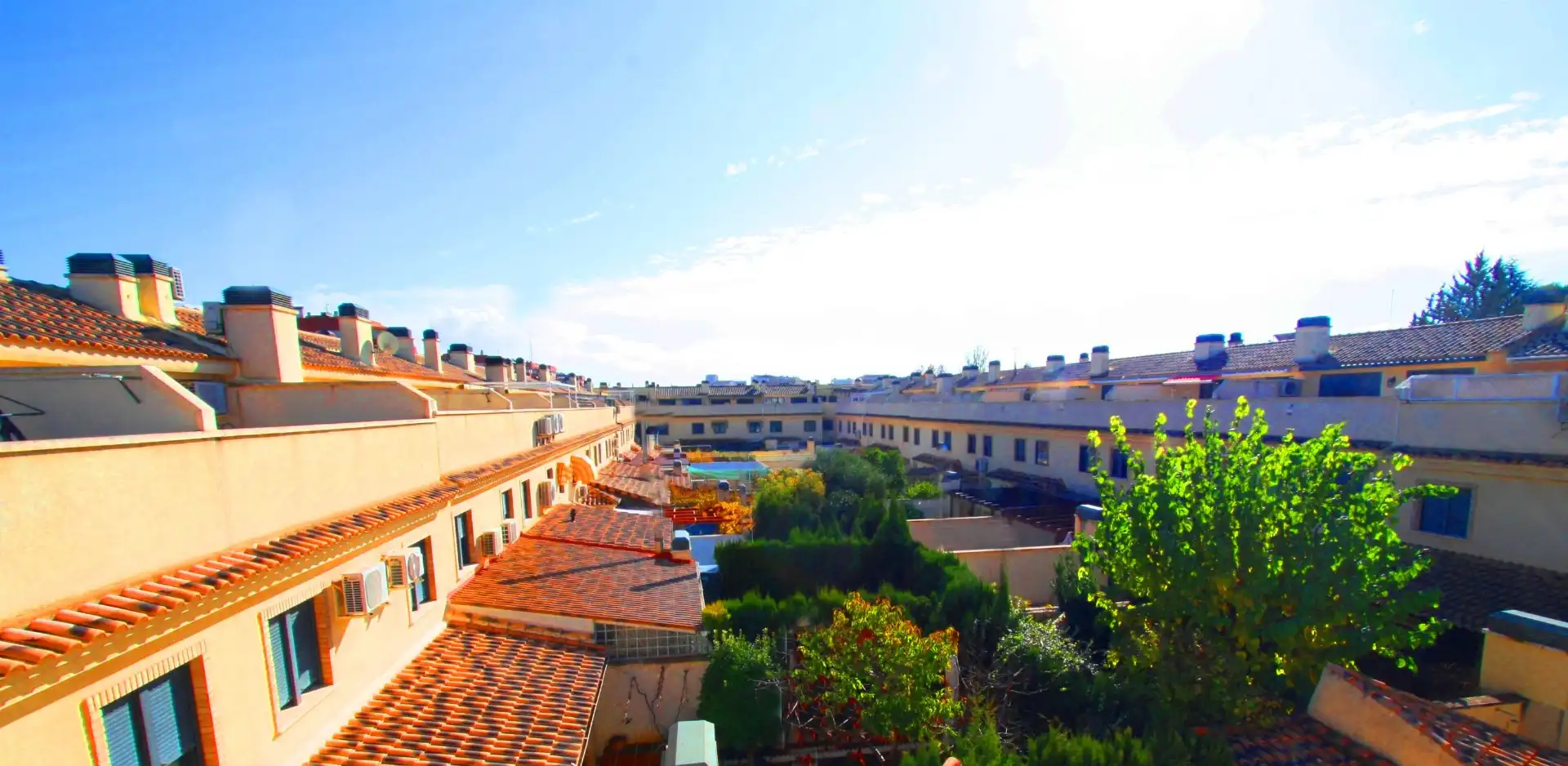 Vista exterior de Casa adosada en venta en Albacete con Aire acondicionado, Calefacción y Terraza