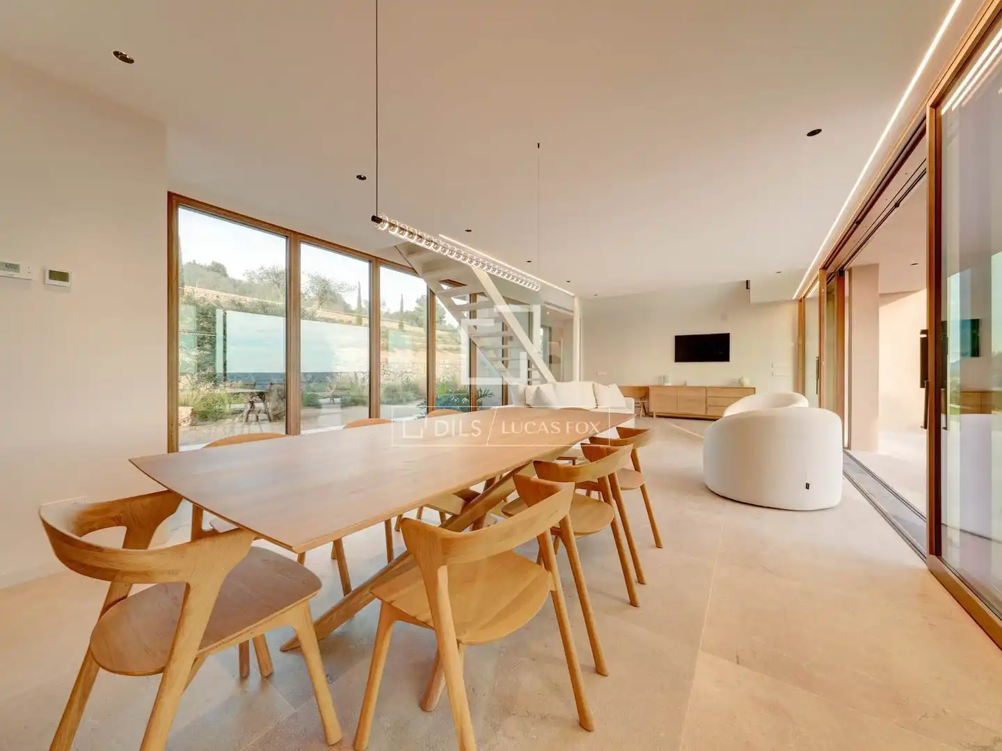 Esszimmer von Country house zum Verkauf in  Palma de Mallorca mit Klimaanlage, Heizung und Privatgarten