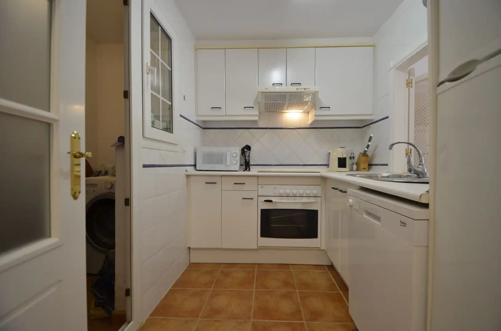 Cocina de Apartamento en venta en Ayamonte con Aire acondicionado, Terraza y Piscina comunitaria
