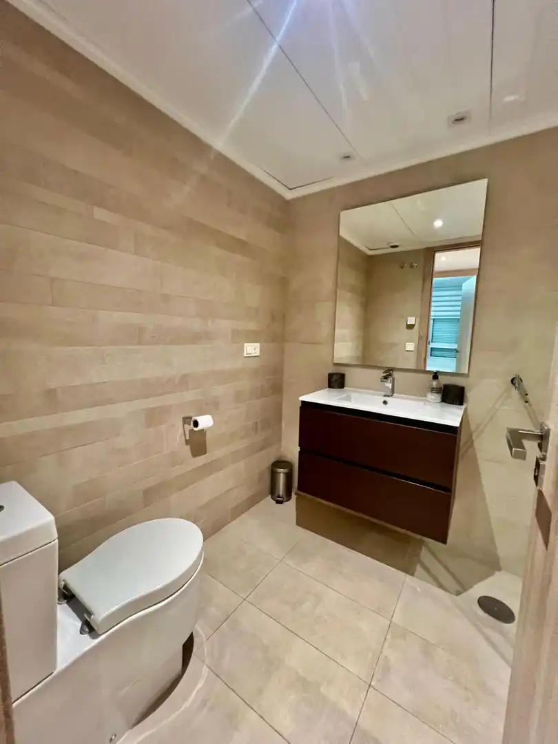 Bathroom of Apartments for rent in Marbella  with Air Conditioner, Heating and Furnished