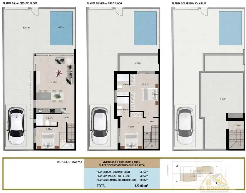 Casa o chalet en venta en San Javier con Aire acondicionado, Calefacción y Terraza