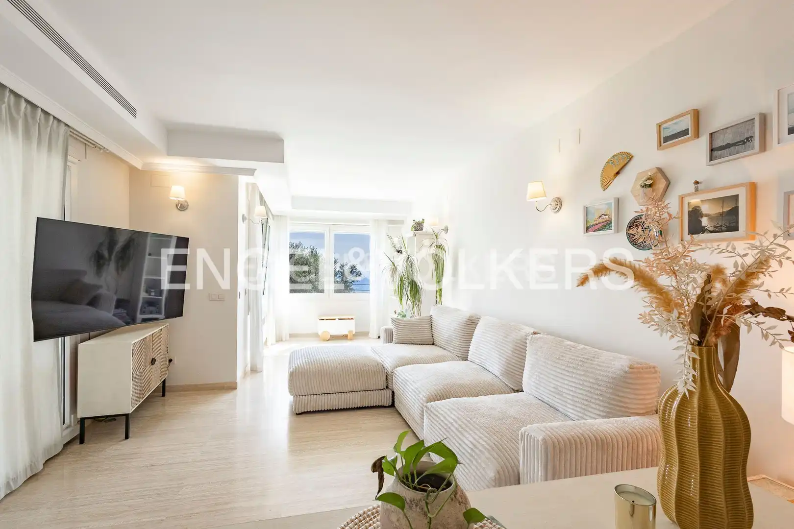 Wohnzimmer von Wohnung zur Miete in Tarragona mit Klimaanlage, Heizung und Privatgarten