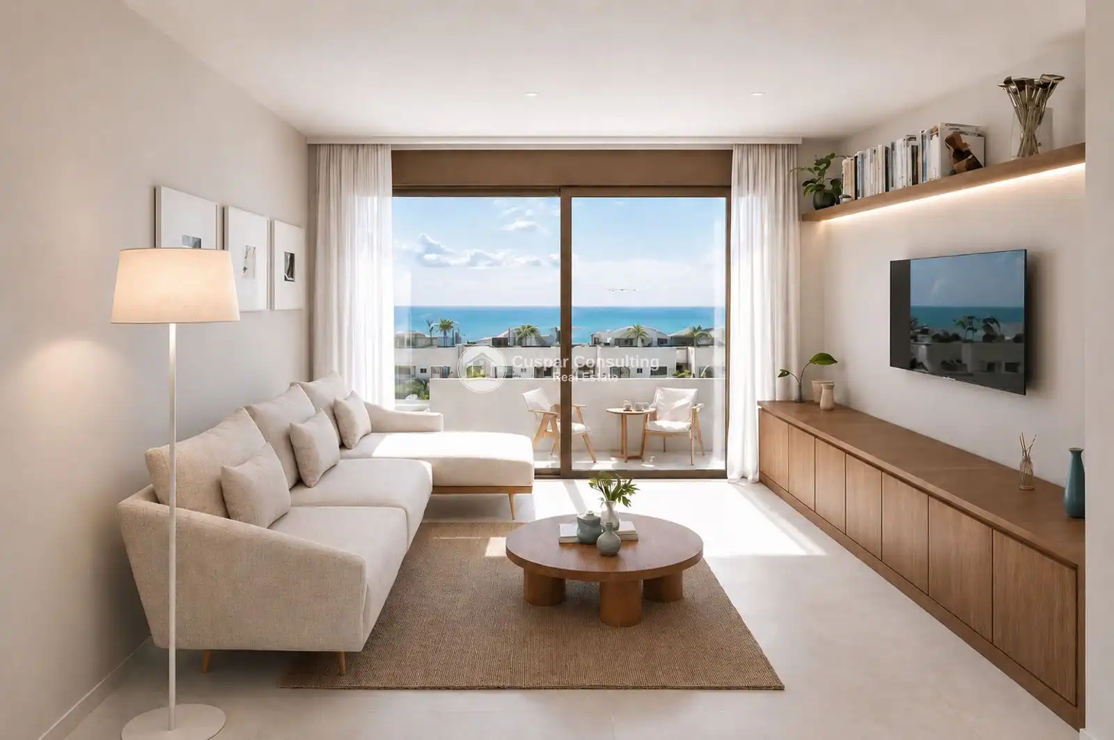 Sala d'estar de Àtic en venda en San Juan de los Terreros
