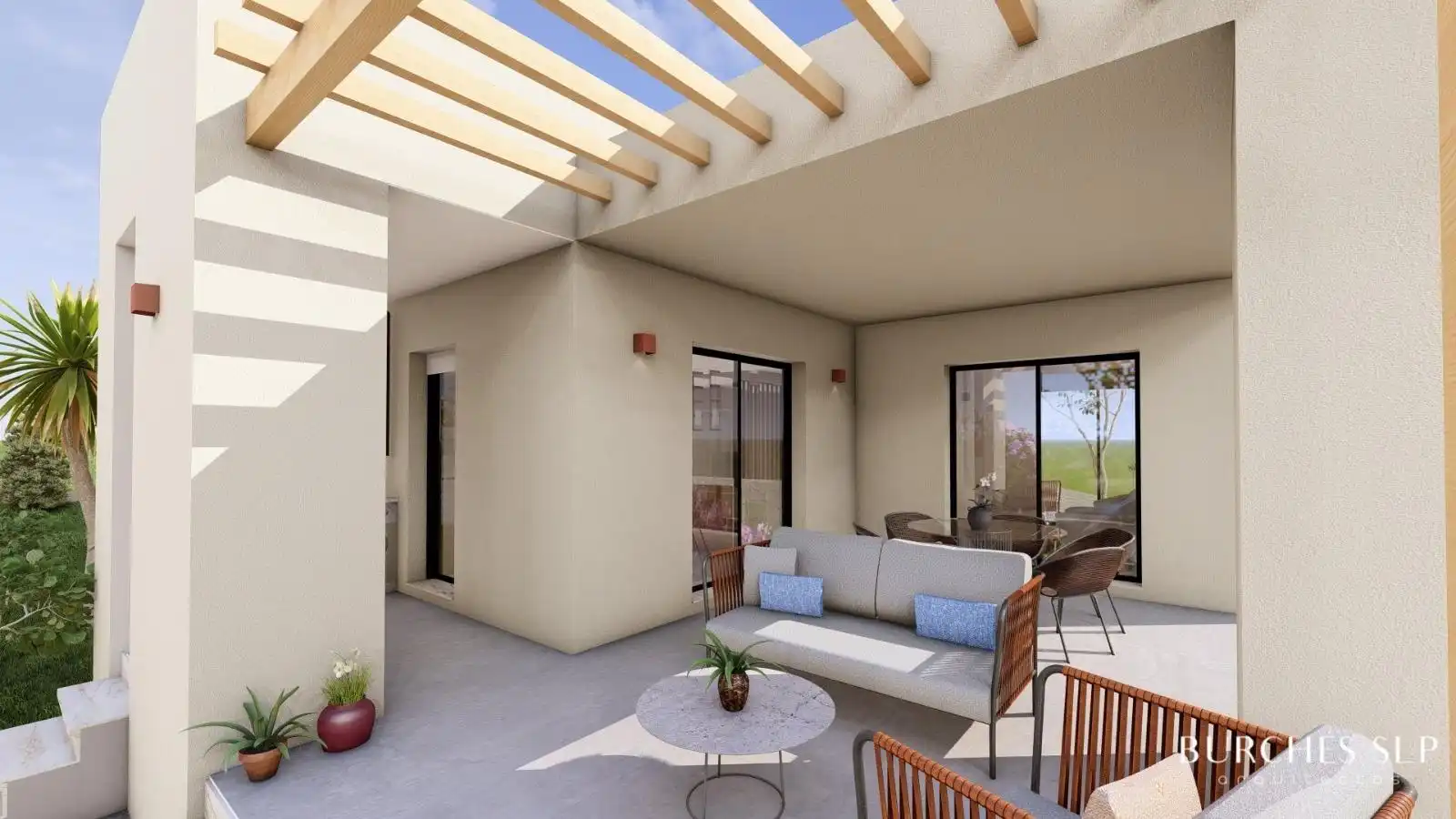 Terrassa de Casa o xalet en venda en Alfarb amb Aire condicionat, Calefacció i Jardí privat