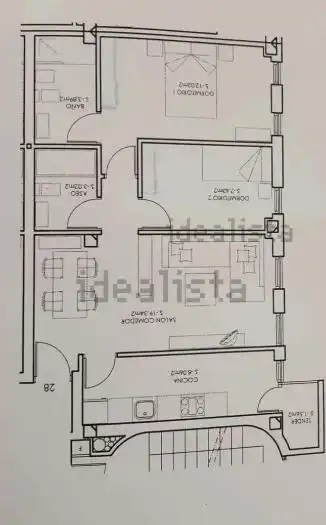 Flat with lift to rent in FUENTEOVEJUNA, imagen 14