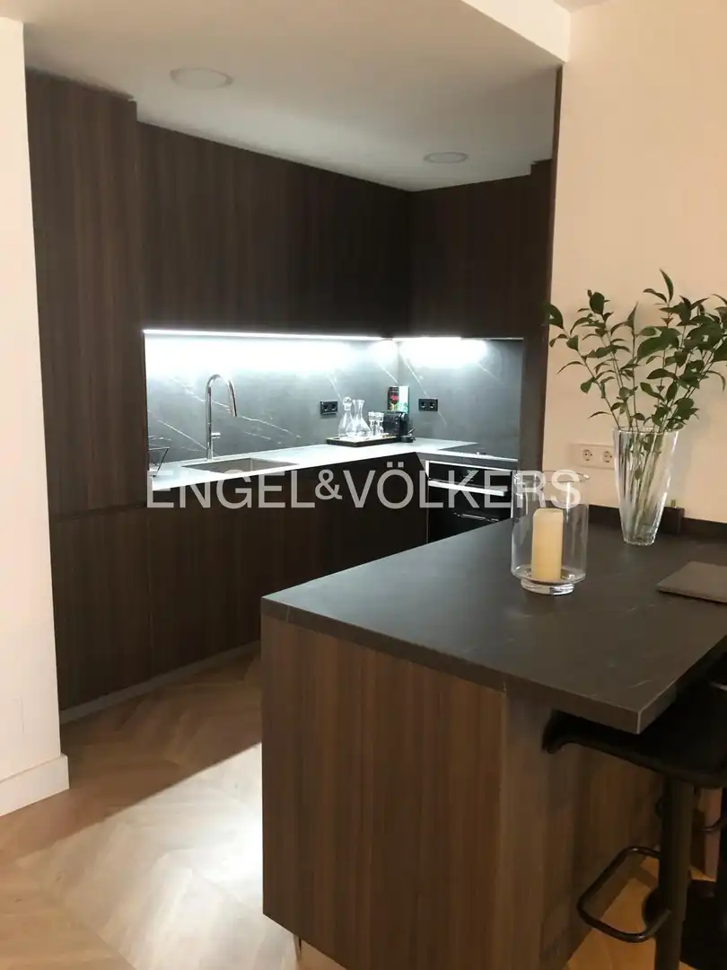 Cocina de Piso de alquiler en Madrid con Aire acondicionado, Calefacción y Parquet