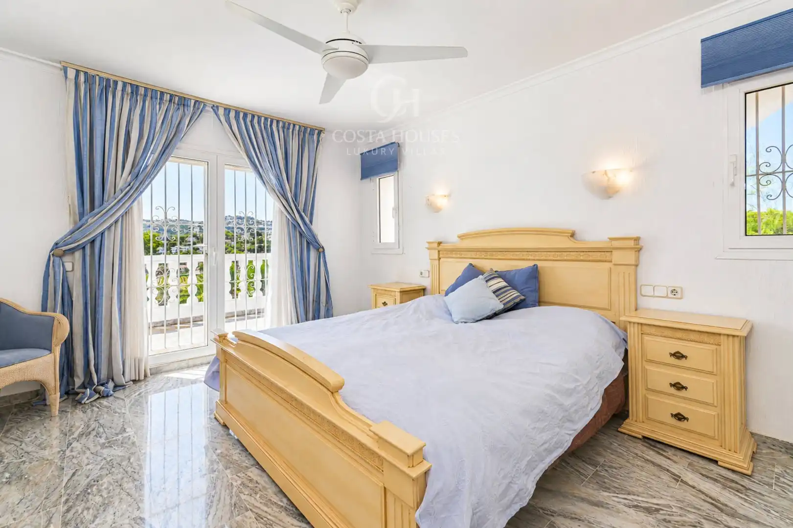 Dormitori de Casa o xalet en venda en Moraira amb Aire condicionat, Calefacció i Jardí privat