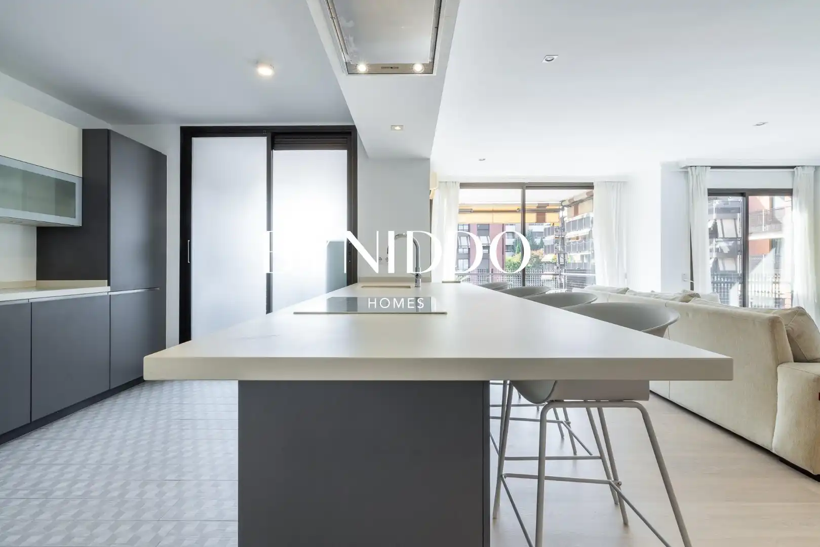 Cocina de Ático en venta en Sant Cugat del Vallès con Aire acondicionado, Calefacción y Parquet