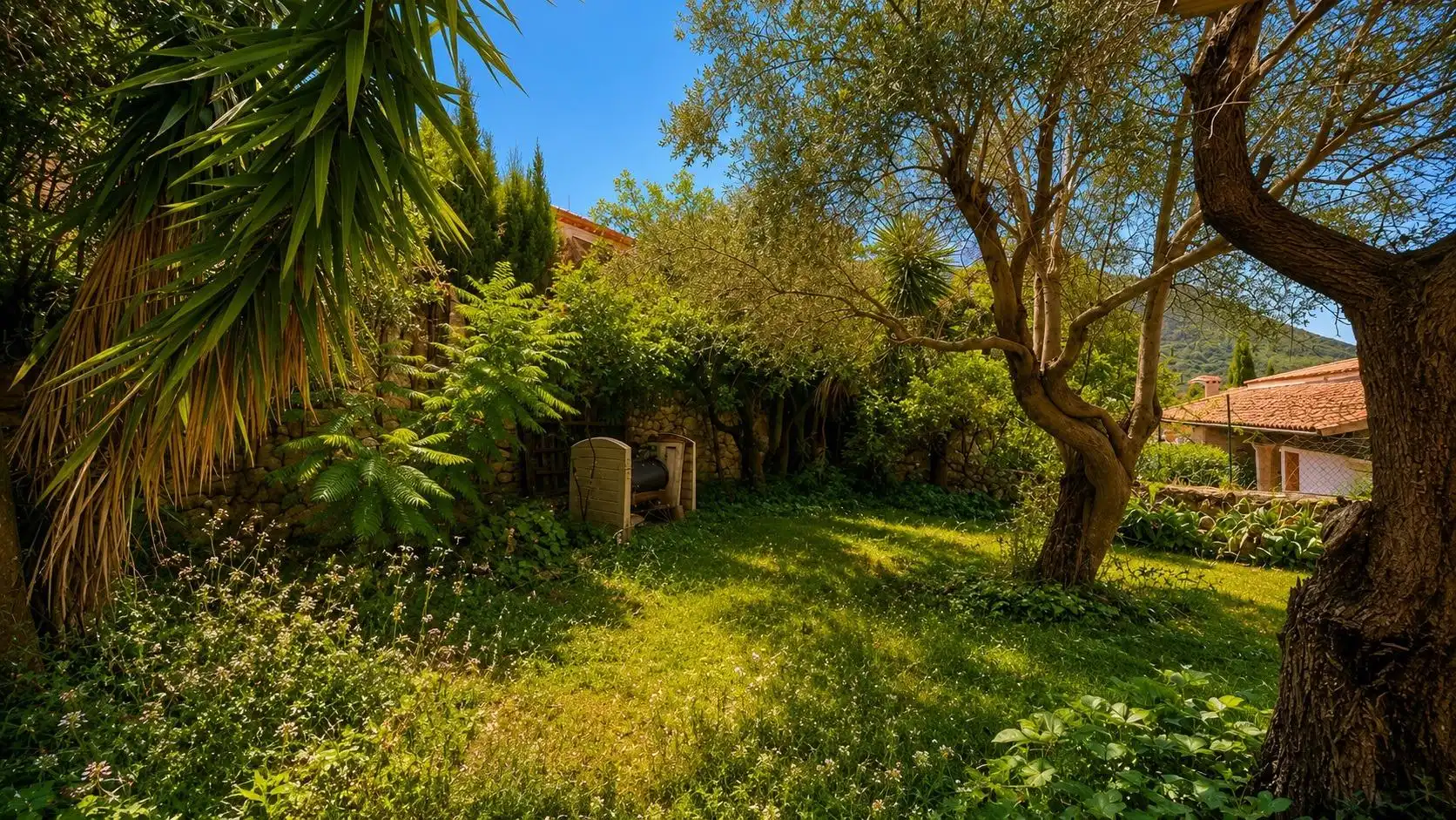 Garden of Houses for sale in Selva  with Air Conditioner, Private garden and Terrace