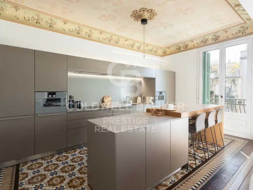 Kitchen of Attic for sale in Barcelona  with Terrace, Swimming Pool and Balcony