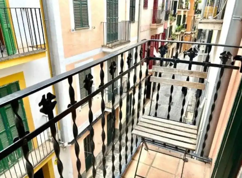 Balcony of Flat for rent in  Palma de Mallorca  with Air Conditioner and Balcony