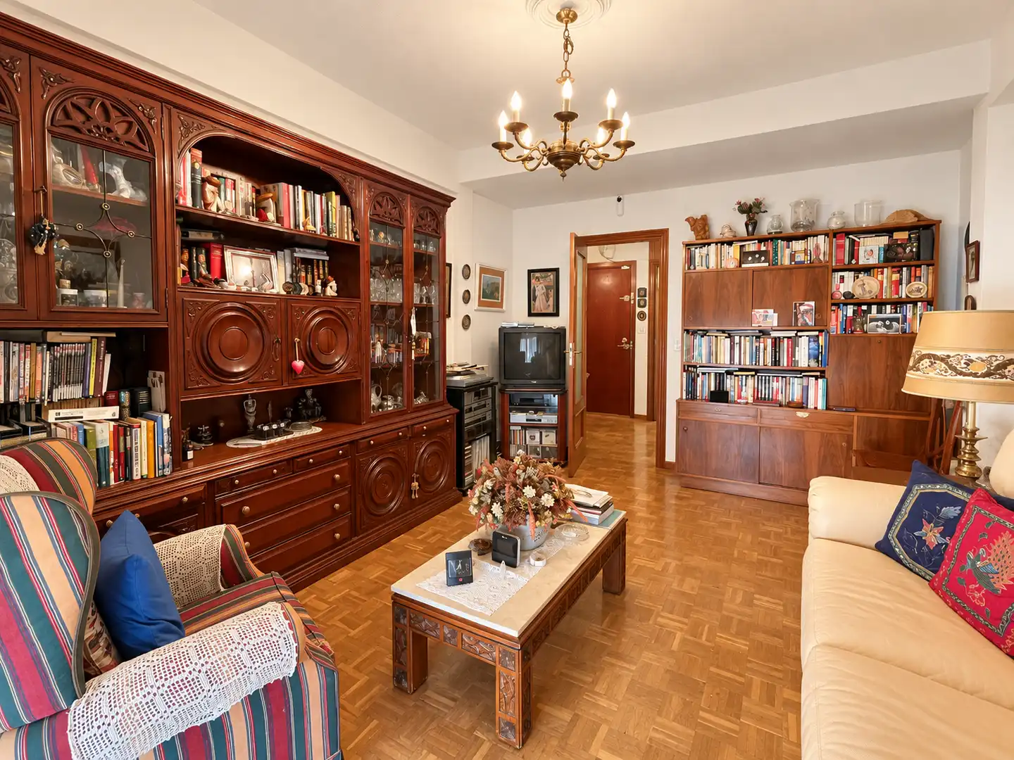 Sala de estar de Piso en venta en Chamartín