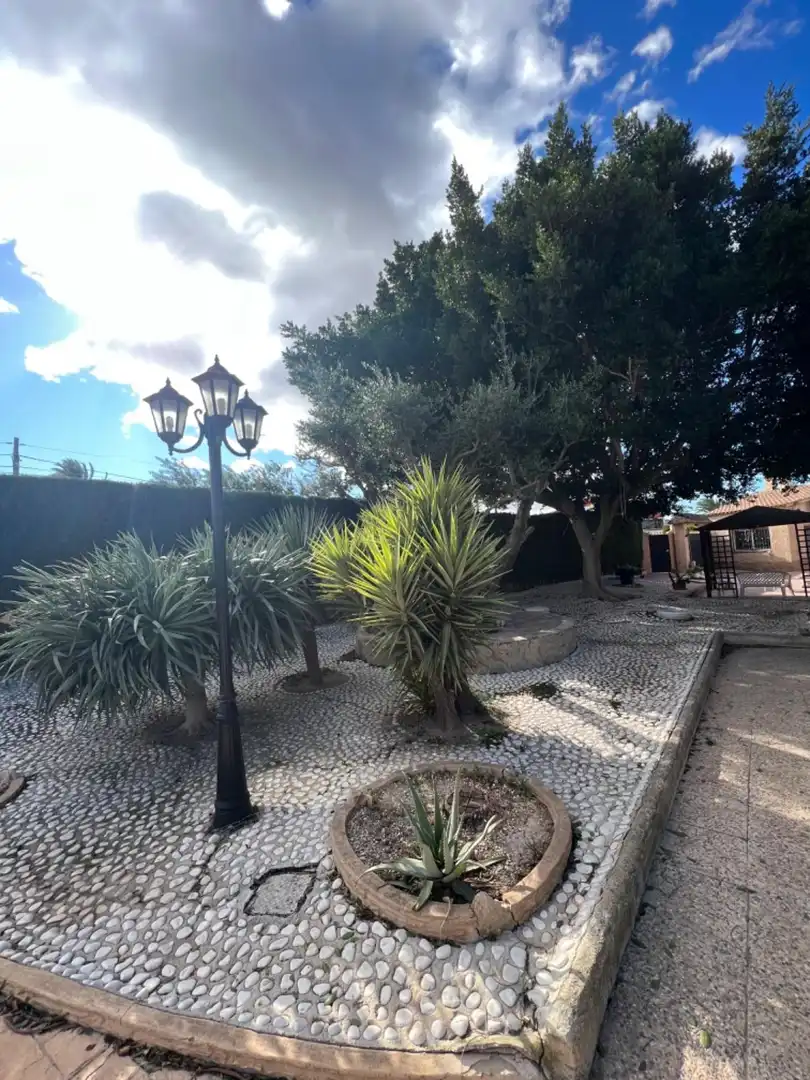 Garden of Houses for sale in Elche / Elx  with Heating, Terrace and Storage room