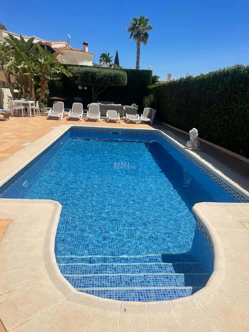 Swimming pool of Houses for sale in L'Alfàs del Pi  with Air Conditioner, Terrace and Storage room