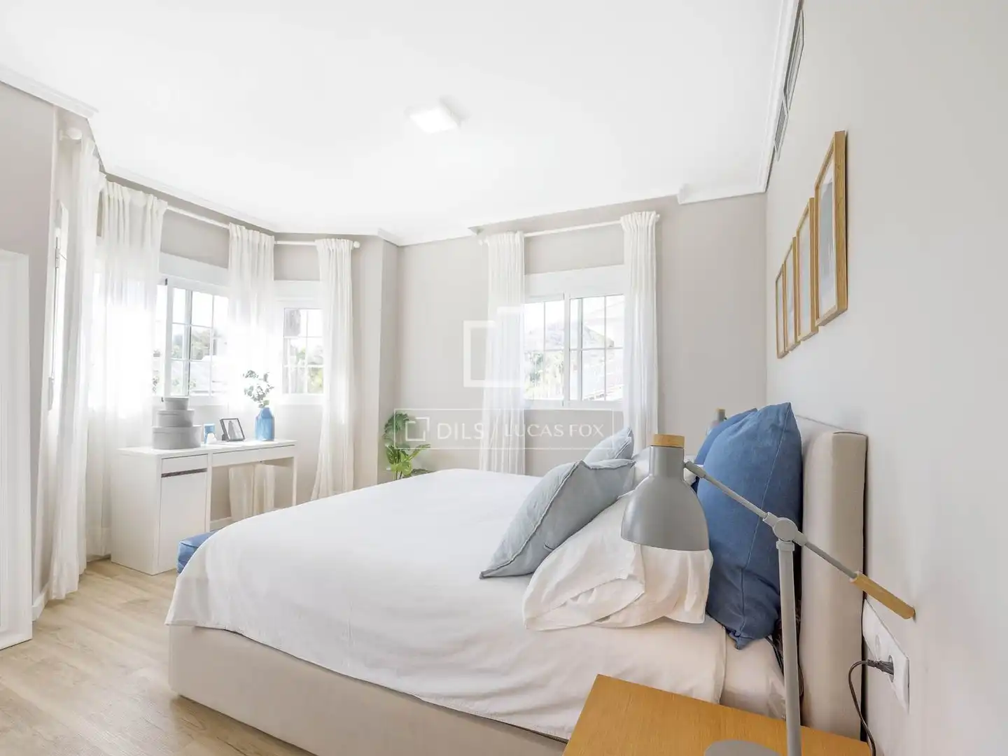 Dormitori de Casa o xalet en venda en Puçol amb Aire condicionat, Jardí privat i Parquet