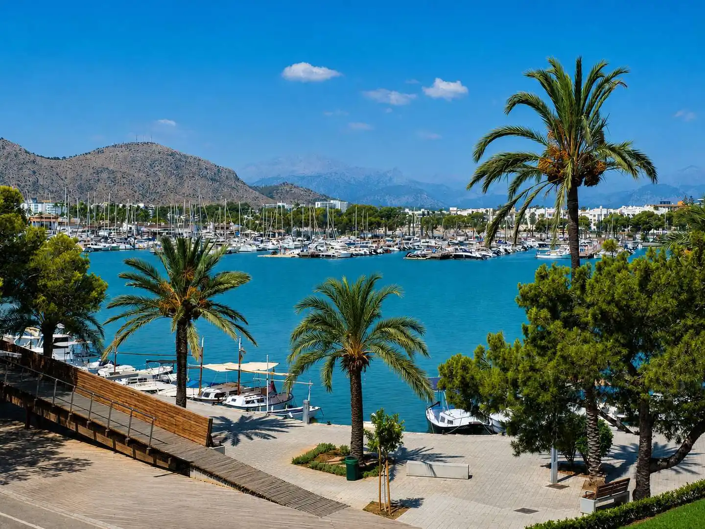 Vista exterior de Pis en venda en Alcúdia amb Aire condicionat, Moblat i Balcó