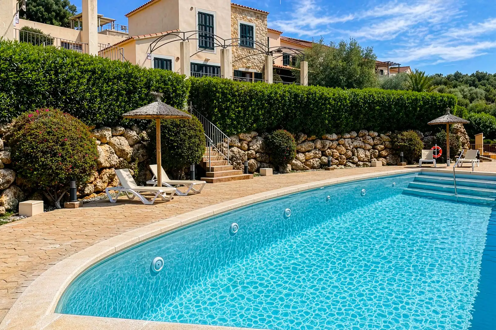 Piscina de Casa adosada en venda en Manacor amb Aire condicionat, Terrassa i Moblat