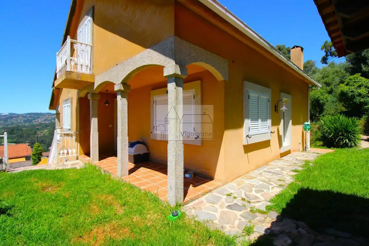 Vista exterior de Casa o chalet en venta en Mos con Calefacción, Jardín privado y Trastero