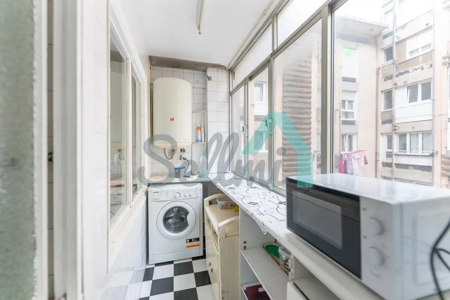 Küche von Wohnung zur Miete in Gijón  mit Heizung, Terrasse und Möbliert