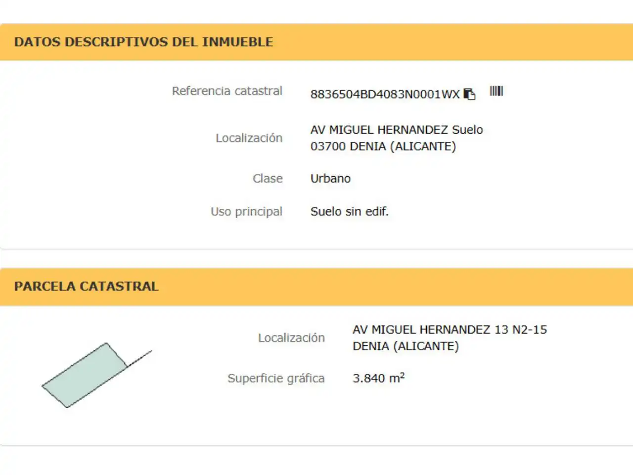 Terrain rustique à vendre à Avenida Poeta Miguel Hernández, imagen 3