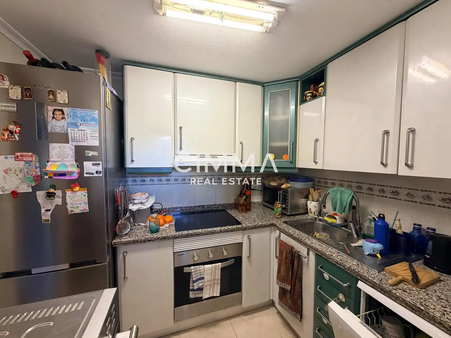 Küche von Erdgeschoss zum Verkauf in Villajoyosa / La Vila Joiosa mit Privatgarten, Terrasse und Schwimmbad