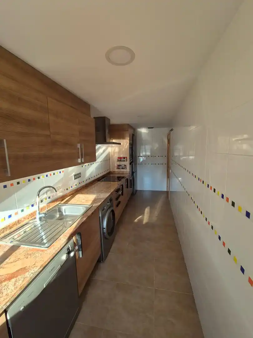 Cocina de Piso en venta en Almazora / Almassora con Aire acondicionado, Terraza y Horno