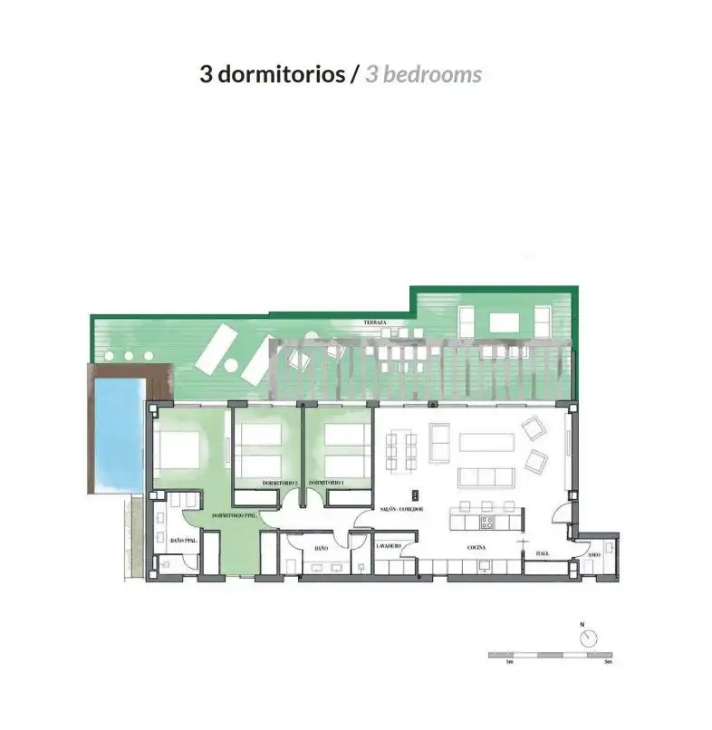 Flat for sale in Mijas  with Air Conditioner, Heating and Private garden