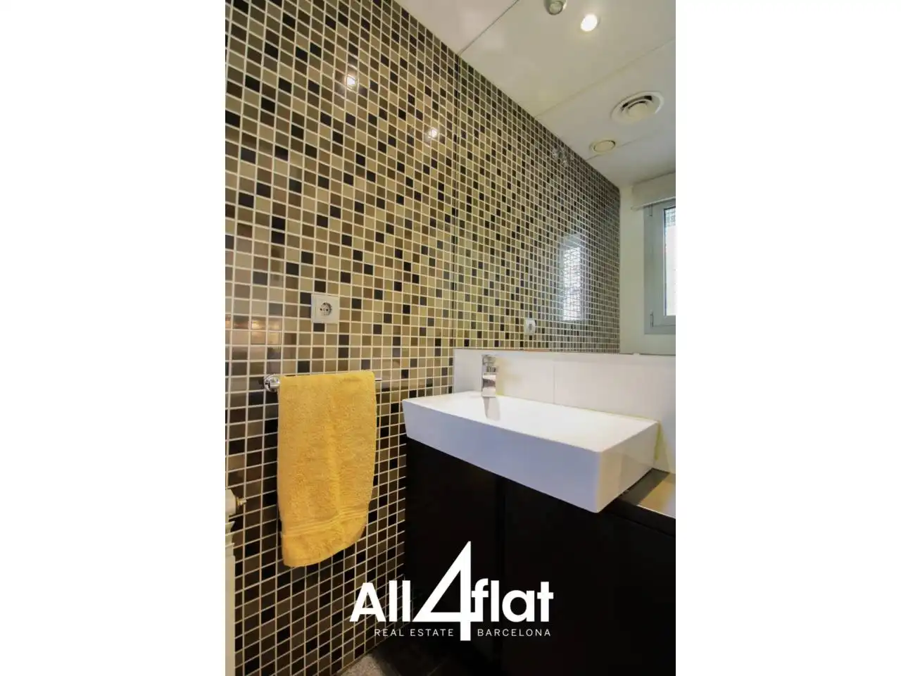 Baño de Casa o chalet de alquiler en L'Hospitalet de Llobregat con Aire acondicionado, Calefacción y Jardín privado