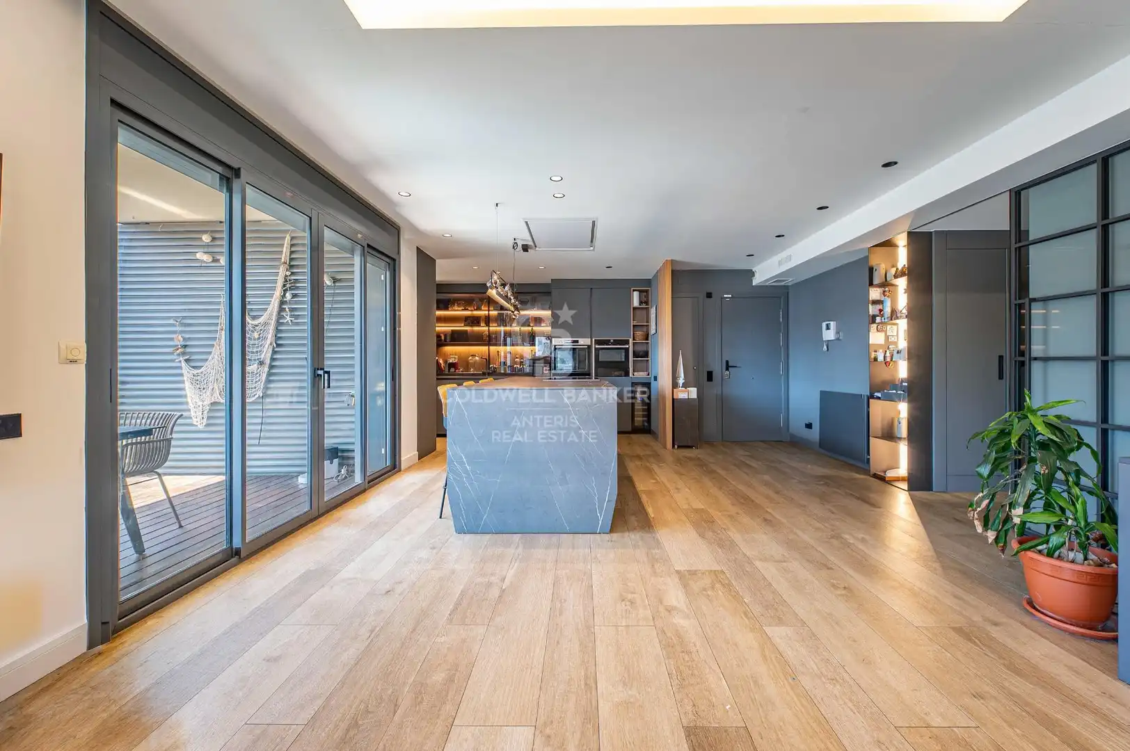 Kitchen of Attic for sale in Badalona  with Air Conditioner, Heating and Terrace