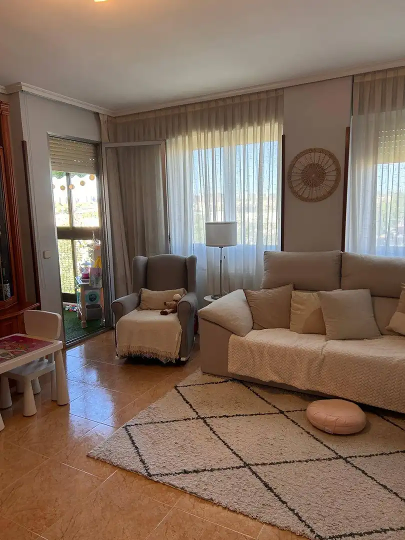 Living room of Flat for sale in  Madrid Capital  with Terrace