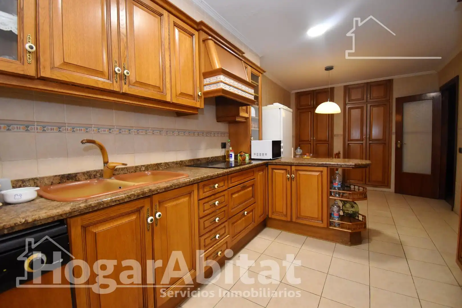 Kitchen of Flat for sale in Vila-real  with Air Conditioner, Heating and Furnished
