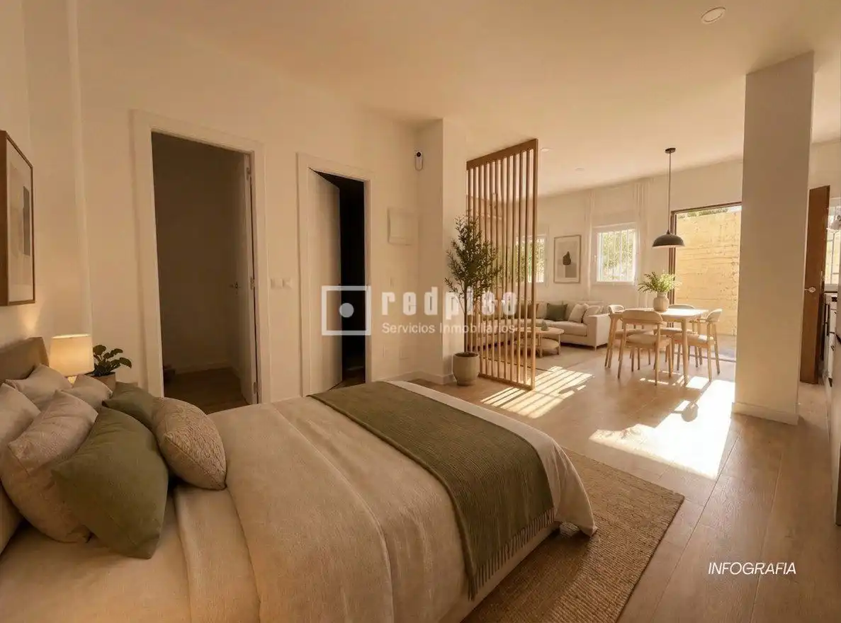 Bedroom of Apartments for rent in Málaga  with Air Conditioner, Heating and Terrace