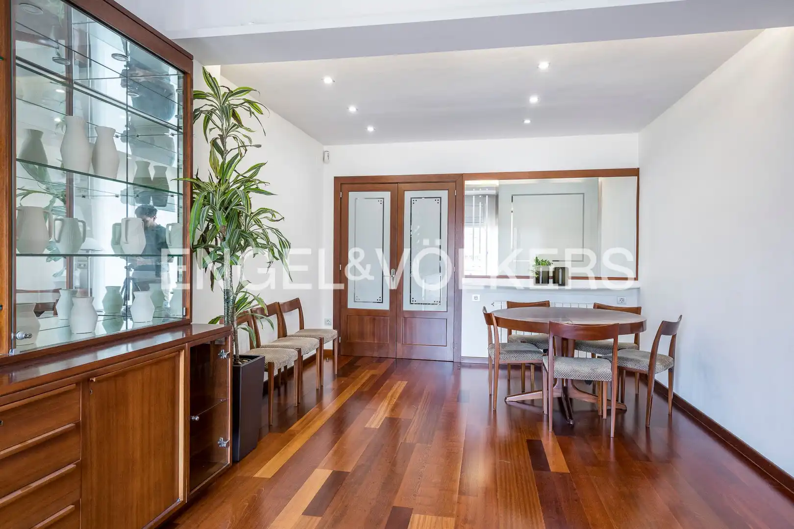 Esszimmer von Wohnung zum Verkauf in Barcelona mit Klimaanlage, Heizung und Parkett