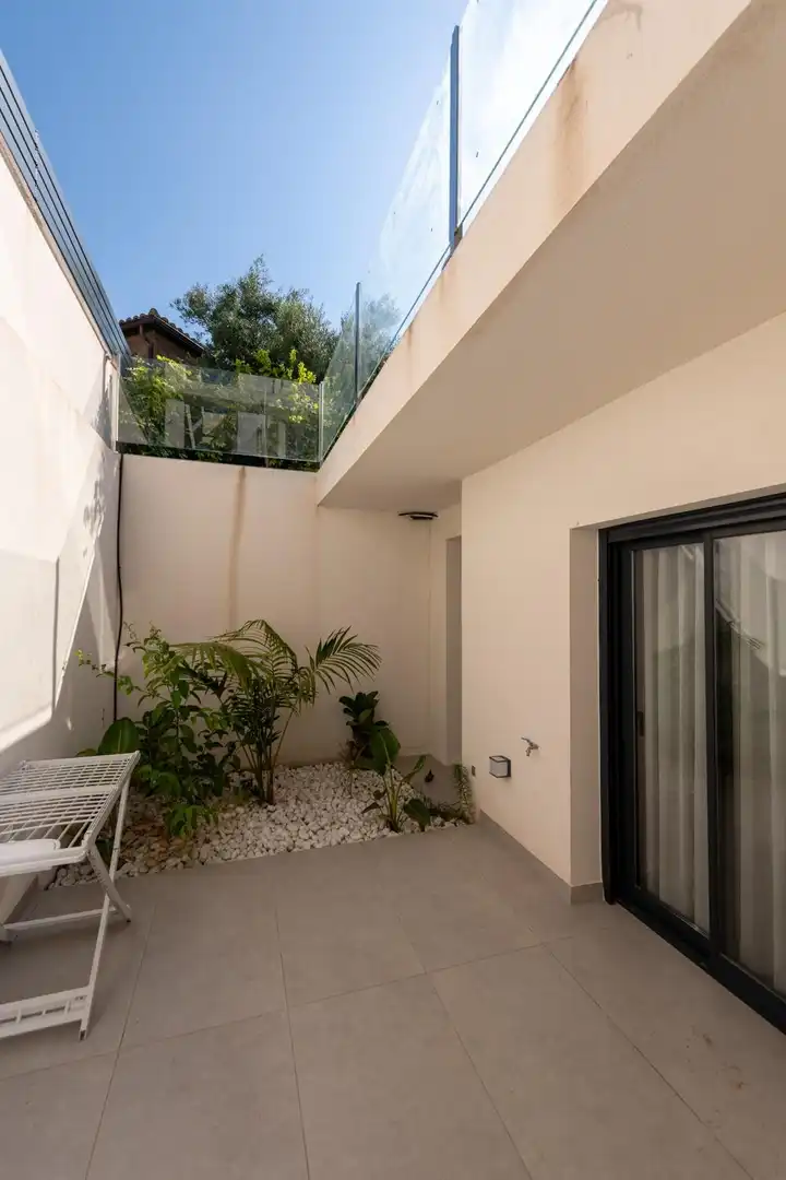 Terrasse von Haus oder Chalet zur Miete in El Campello mit Klimaanlage, Privatgarten und Terrasse