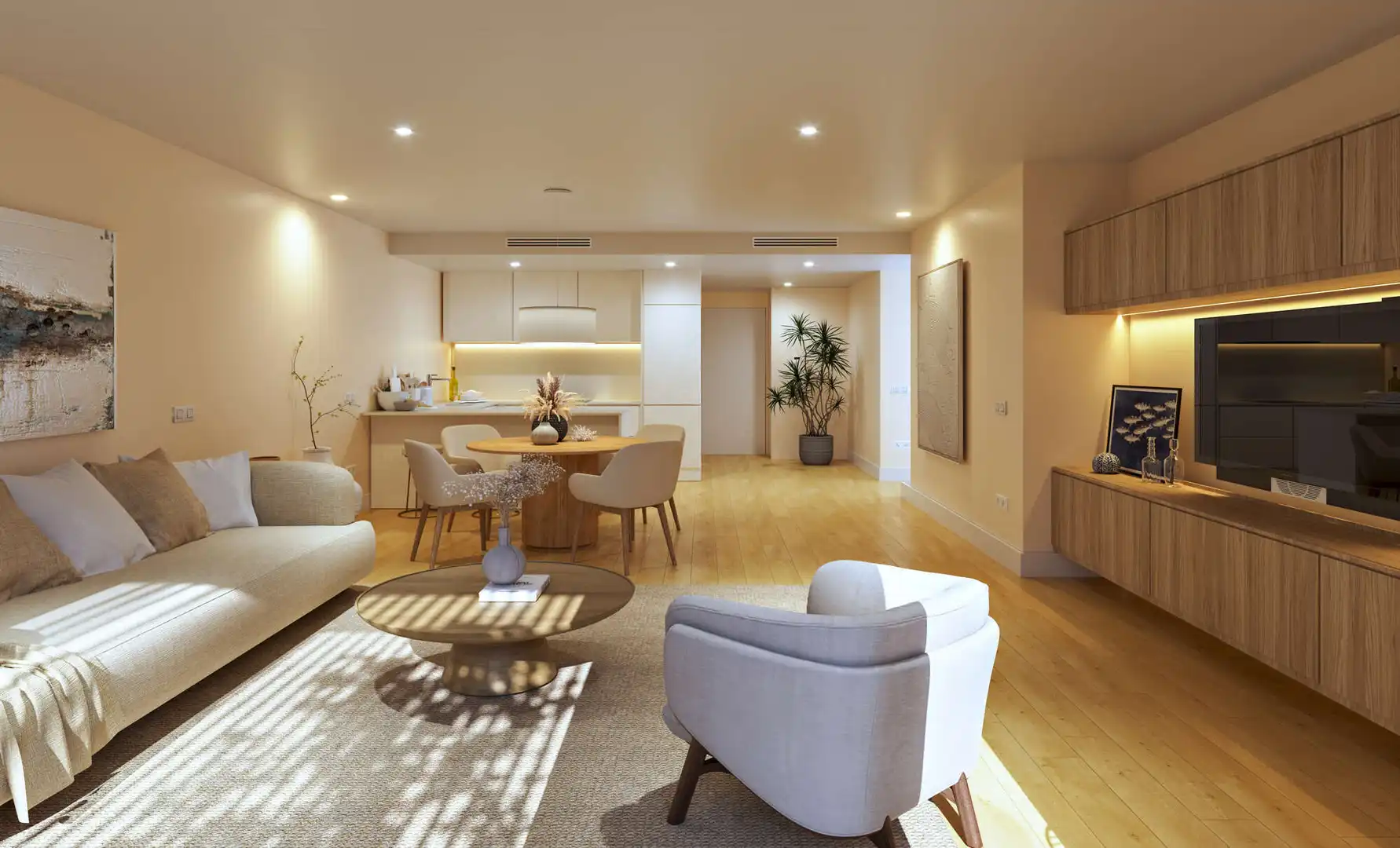 Living room of Flat for sale in  Palma de Mallorca  with Air Conditioner, Heating and Terrace