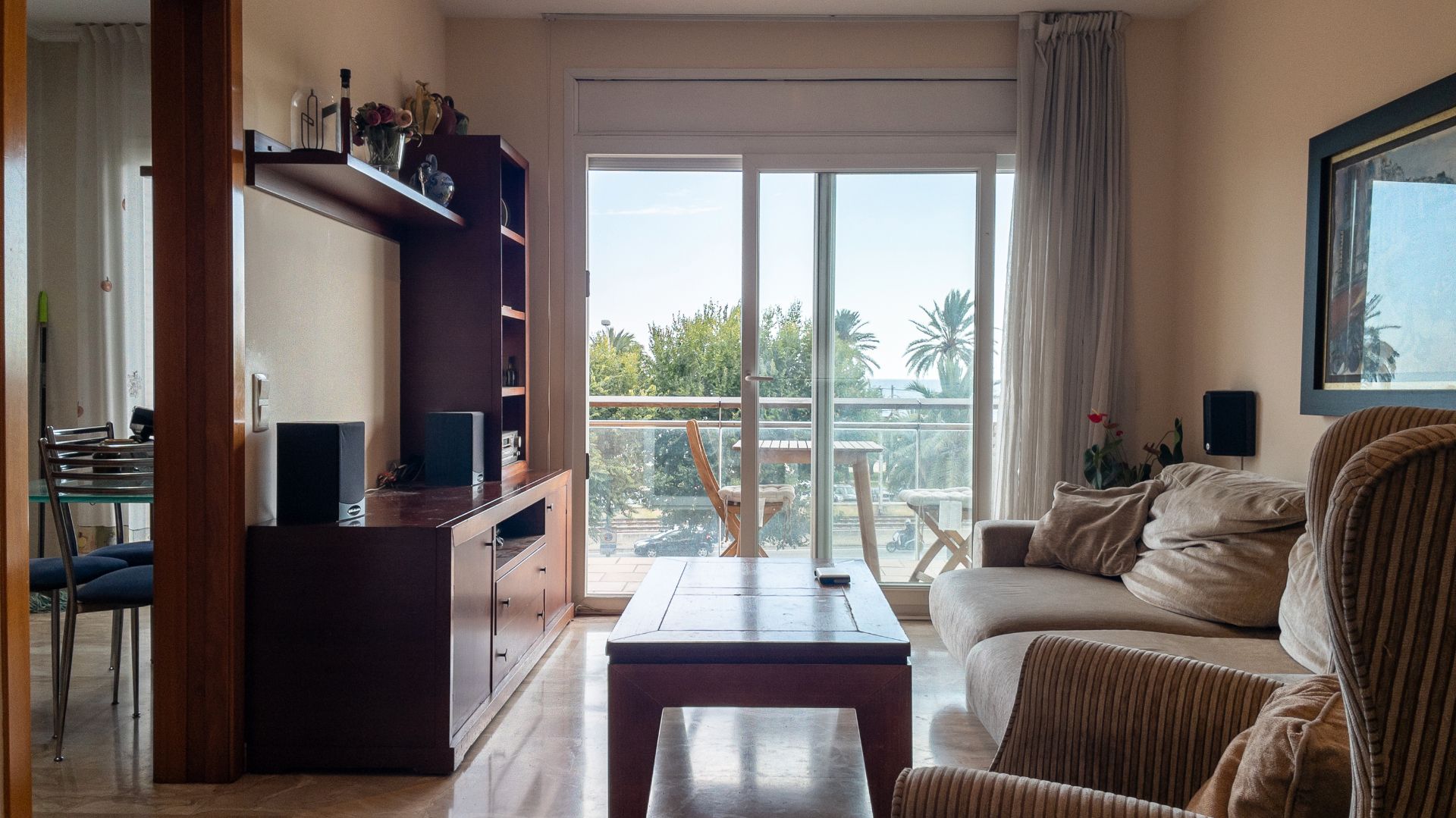 Living room of Flat to rent in Mataró  with Air Conditioner, Heating and Terrace