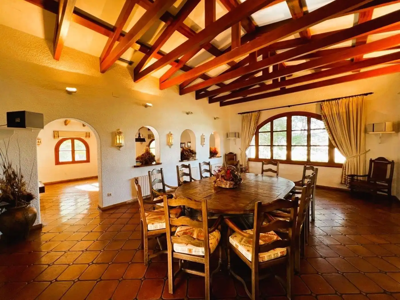 Esszimmer von Country house zum Verkauf in Novelda mit Klimaanlage, Heizung und Privatgarten
