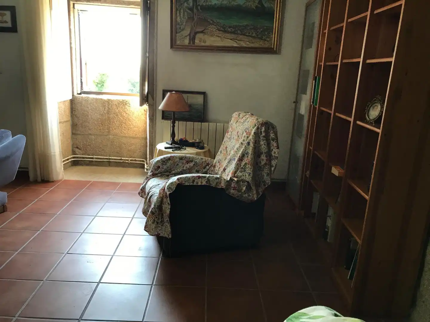 Sala de estar de Finca rústica en venta en Rois con Calefacción y Piscina